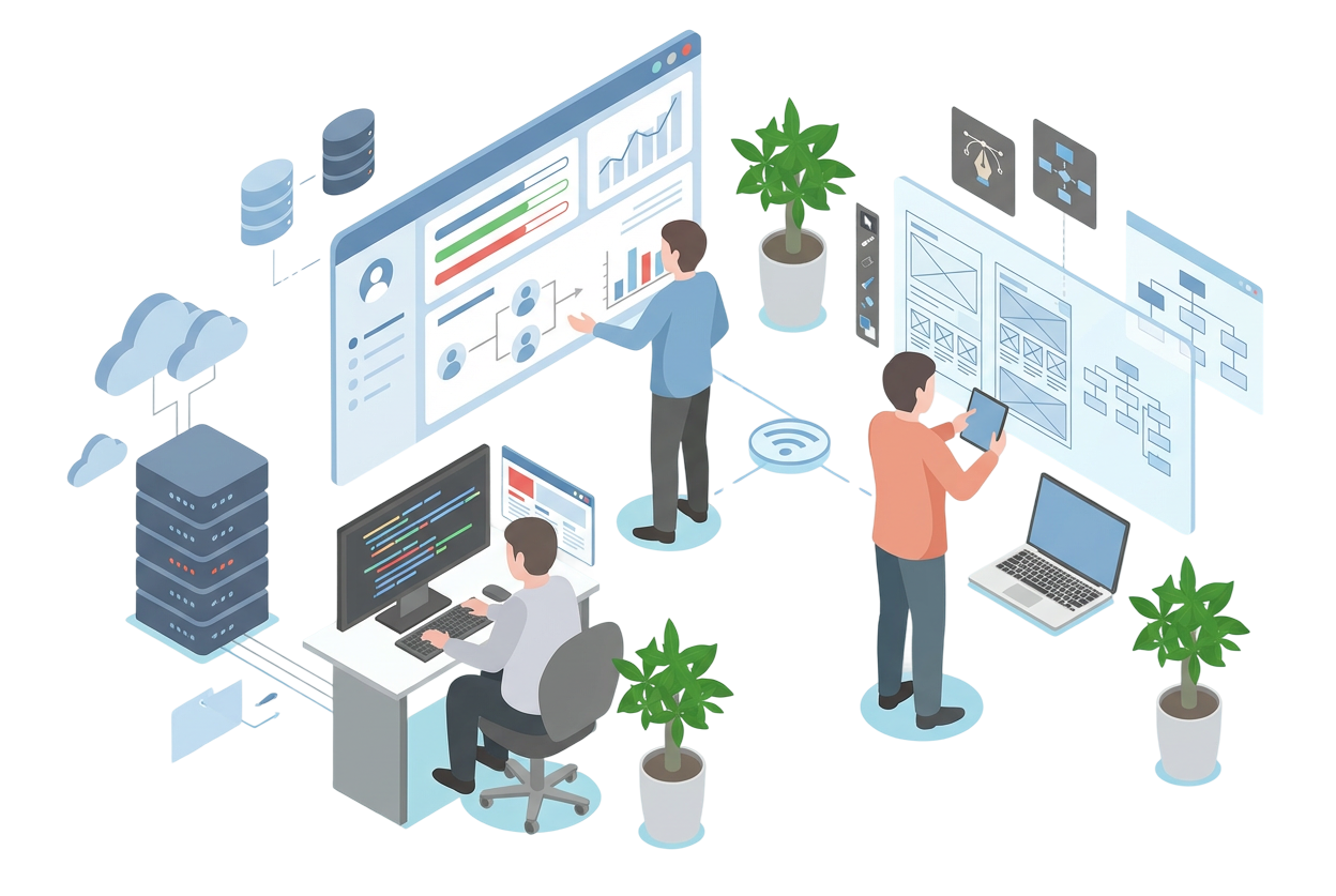 サービスサイト開発のイメージ