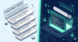 検索からAIへの対話への移行
