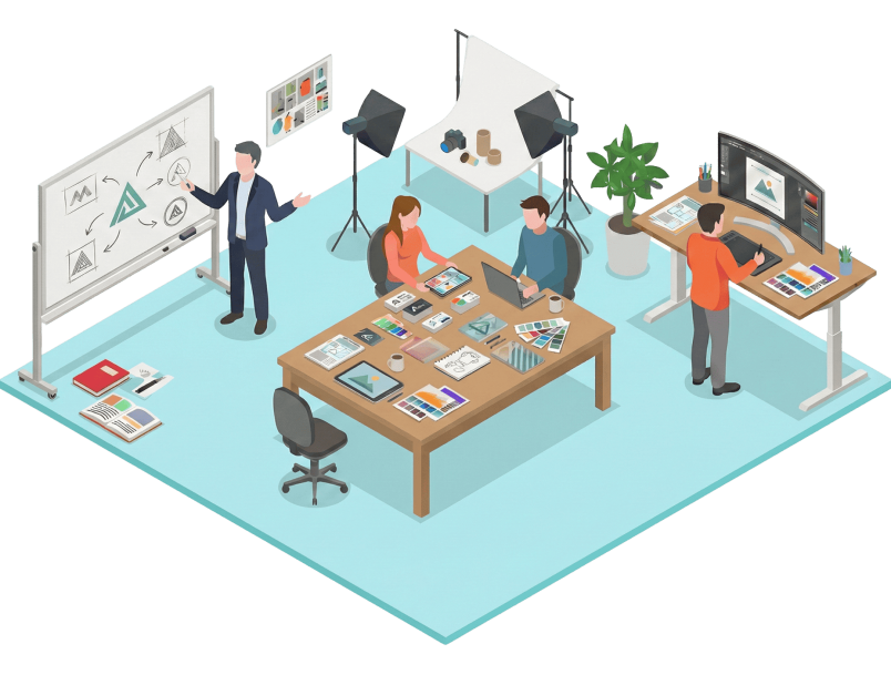 ブランディングのイラスト