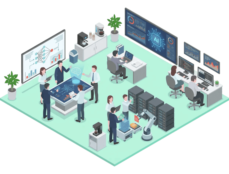 AI活用のイラスト